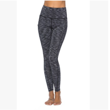 Long Tight Yoga Pants with Side Pocket