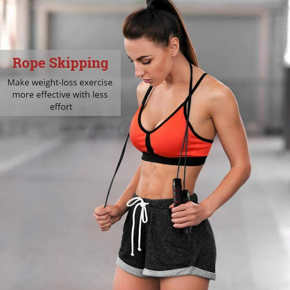 Jump Rope Gym Aerobic Exercise Boxing Skipping Adjustable Bearing Speed