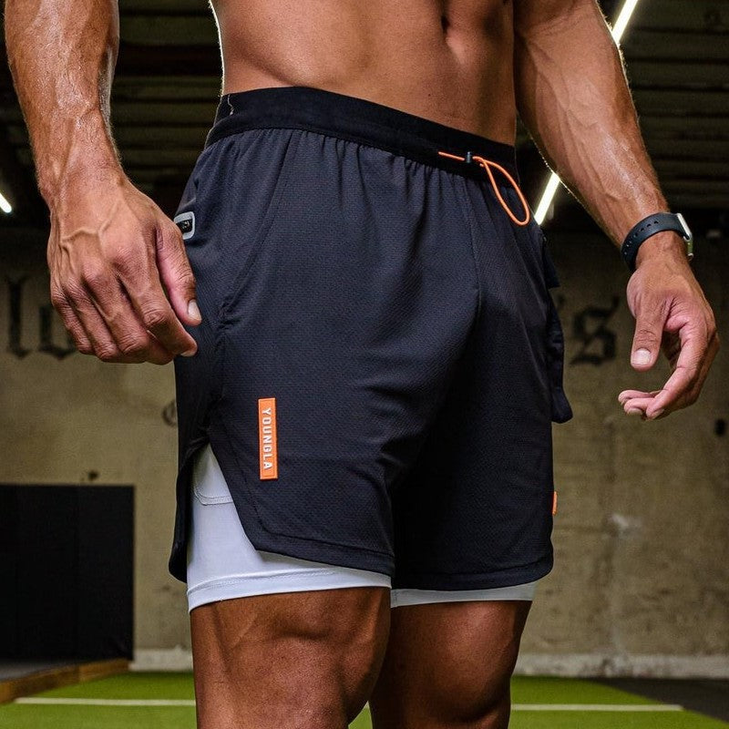 Men's Stretch Double Layer Shorts