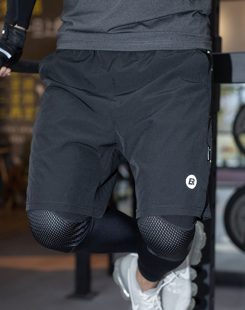 Gym Shorts With Inner Lining For Men's Fitness