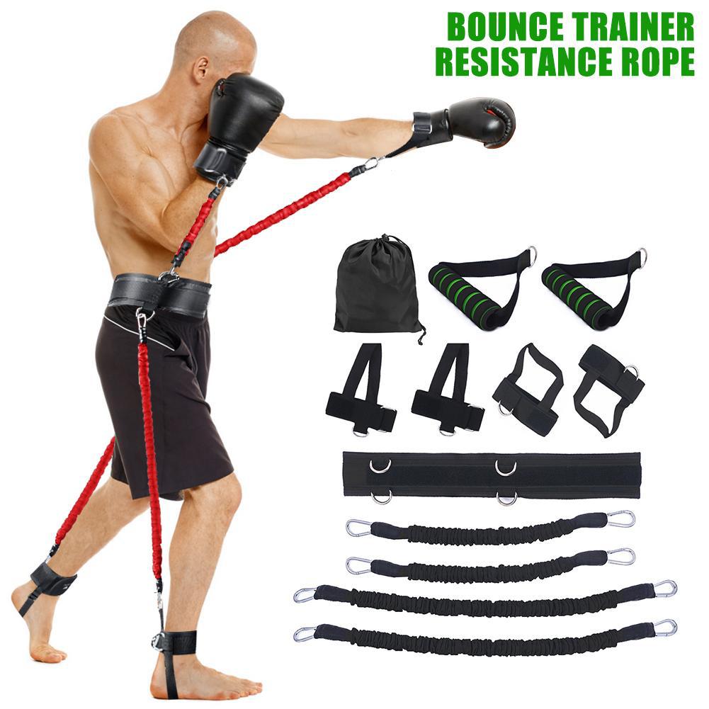 Boxing arm leg bounce strength training device