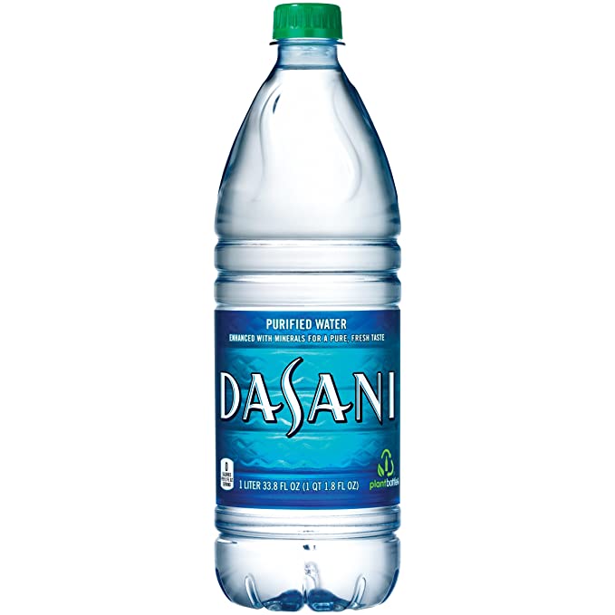 DASANI Purified Water Bottle Enhanced with Minerals, 33.8 Fl Oz (12 Pack)