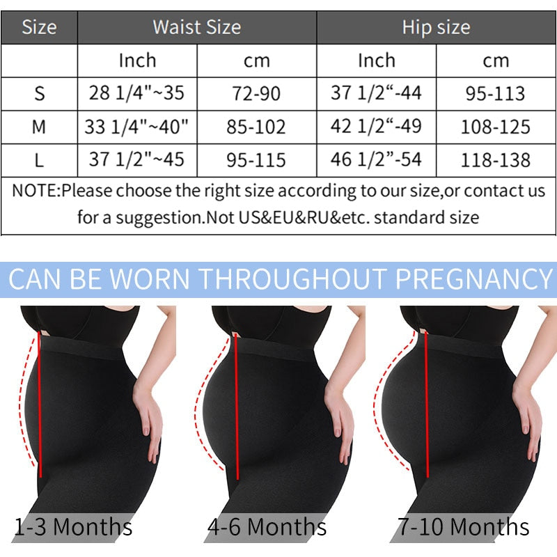 Maternity Leggings High Waist Pregnant Belly Support