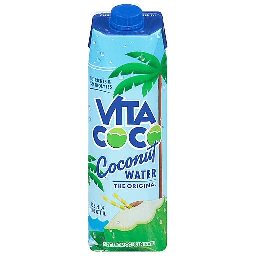 Vita Coco Coconut Water, Pure Organic | Refreshing Coconut Taste | Natural Electrolytes | Vital Nutrients | 16.9 Oz (Pack Of 12)