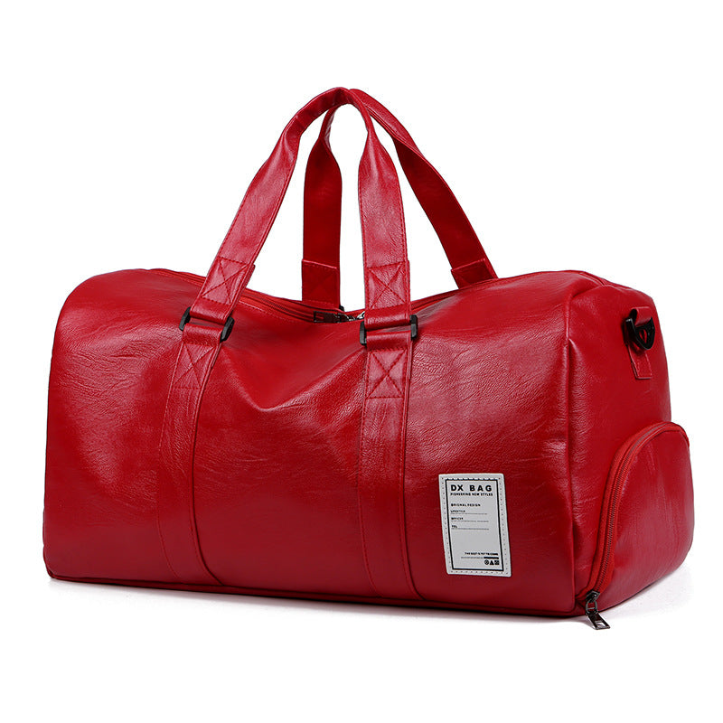 New Sport Leather Style Gym Bag
