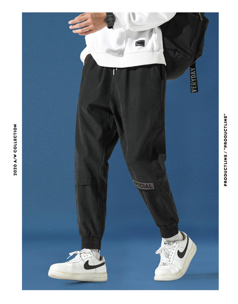 Men's Loose Reflective Athleisure Joggers