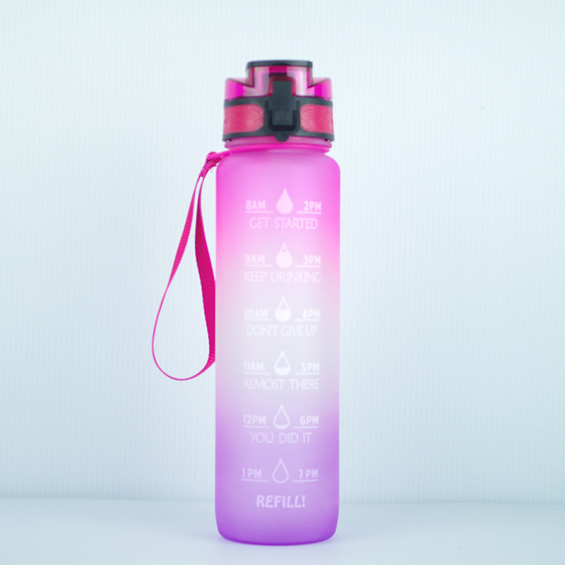 Transparent BPA Free Sports Bottle 1000ML