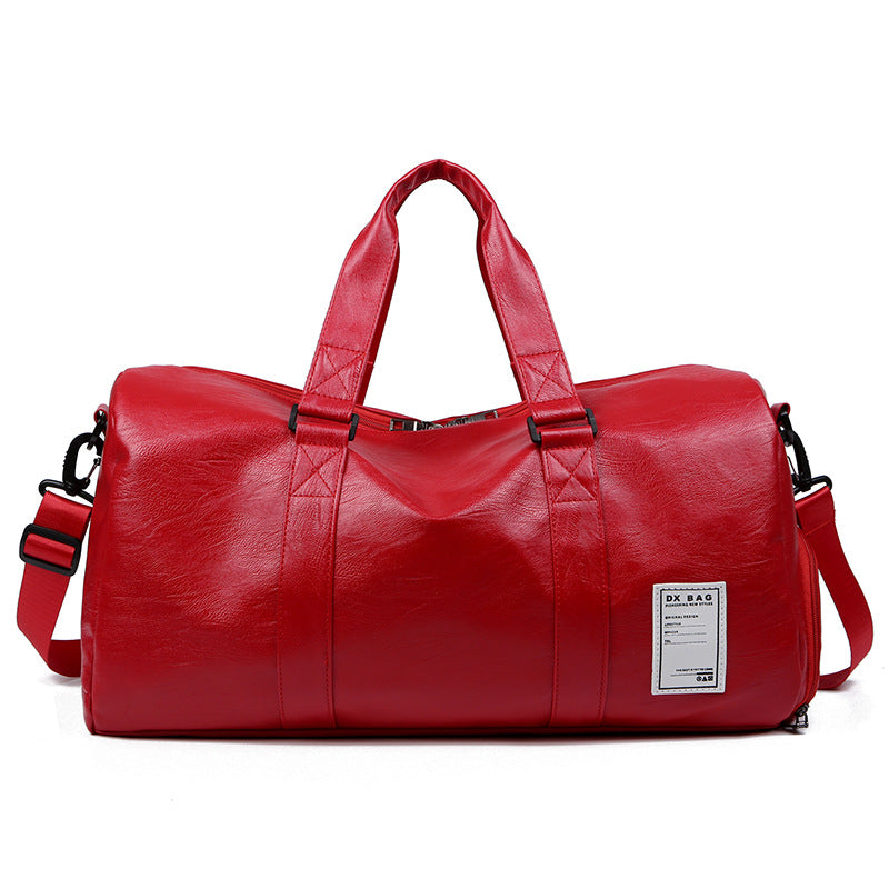 New Sport Leather Style Gym Bag