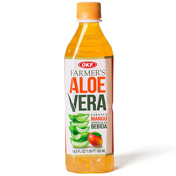 OKF Farmer's Aloe Vera Drink, 16.9 Fluid Ounce (Pack of 12)